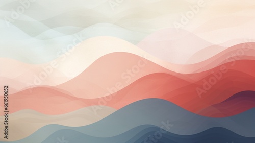 Craft a minimalist abstract background using translucent layers and soft, muted colors.