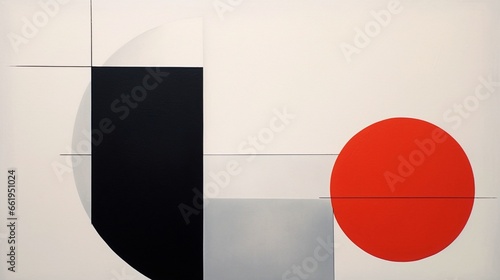 Wallpaper Mural Craft a minimalist abstract composition that explores the concept of asymmetry. Torontodigital.ca