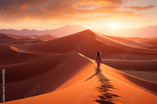 desert, dunes, infinity, awareness, beach, sunset, sand, sky, sea, landscape, desert, ocean, sun, sunrise, nature, water, dune, coast, travel, dunes, clouds, summer, cloud, dusk, sahara, yellow, morni
