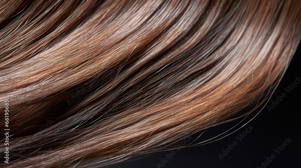 Detail to view of lots of shiny curls of brown hair Detail to view of lots of shiny curls of brown hair