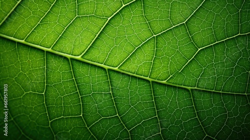 Macro detail to leaf with green structure or texture, background concept