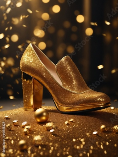 golden shoes