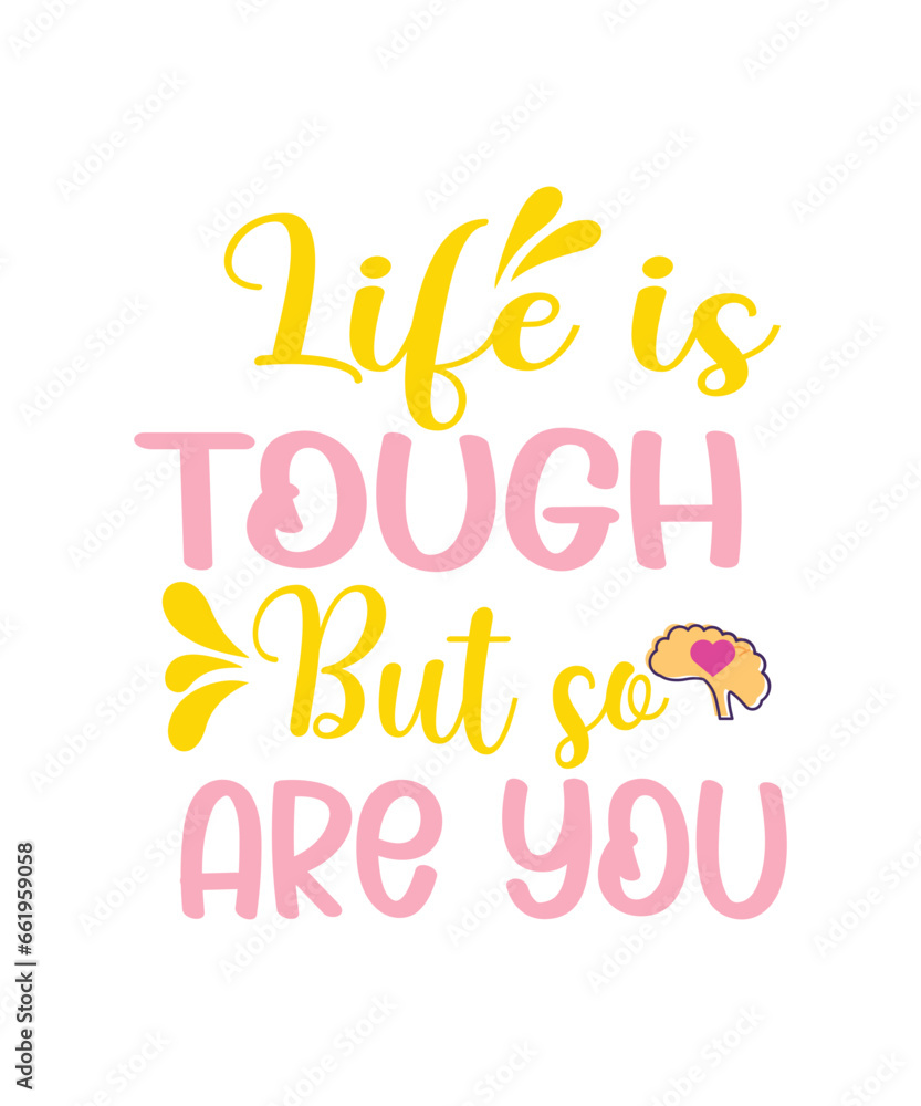 Vetor de Mental Health SVG Bundle, Positive SVG, Motivational SVG Bndle ...