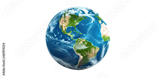 Fototapeta Naklejka Na Ścianę i Meble -   Planet Earth on transparent background