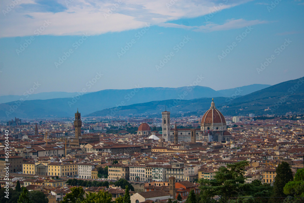Amazing view of florence and its surroundings 