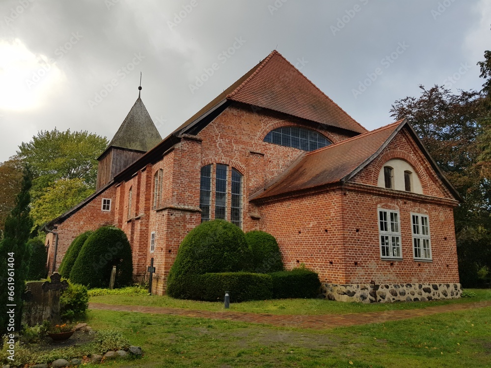 The Sailors' Church Prerow is an 18th-century church in the Western Pomeranian Baltic Sea resort of Prerow. It is the oldest church on the Darß and once served as a navigation point. Prerow, Germany.