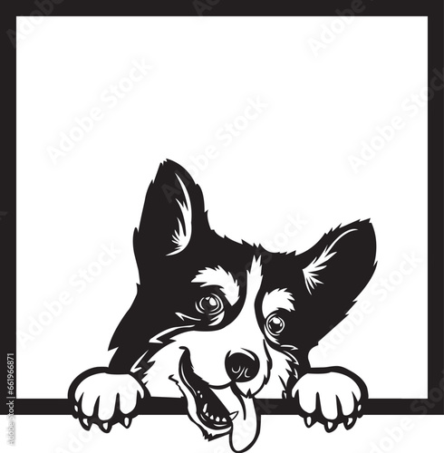 DOG METAL WALL DECOR ART LASER CUT FILE