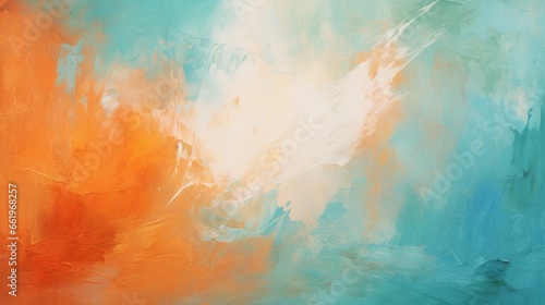 Wallpaper Mural Generate an artistic and painterly abstract background with expressive brush strokes and a rich impasto texture. Torontodigital.ca