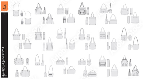 set of shoulder bags