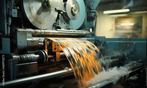 Machine in factory photo