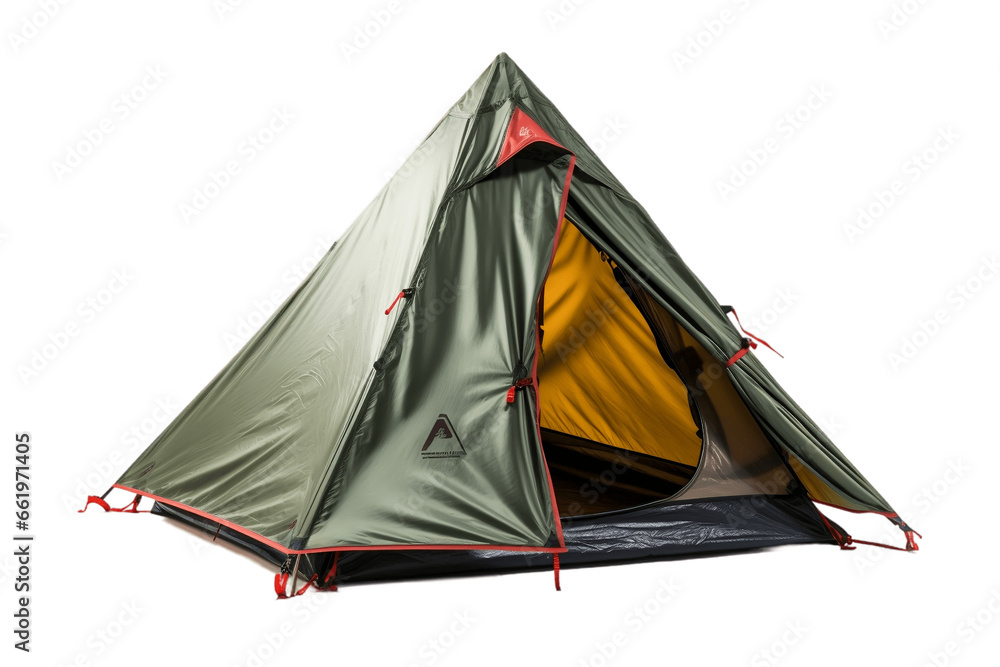 Tent for Camping Isolated on a Transparent Background