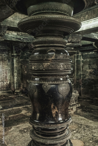 Kasivisvesvara Temple at Lakkundi, located in Karnataka, India.