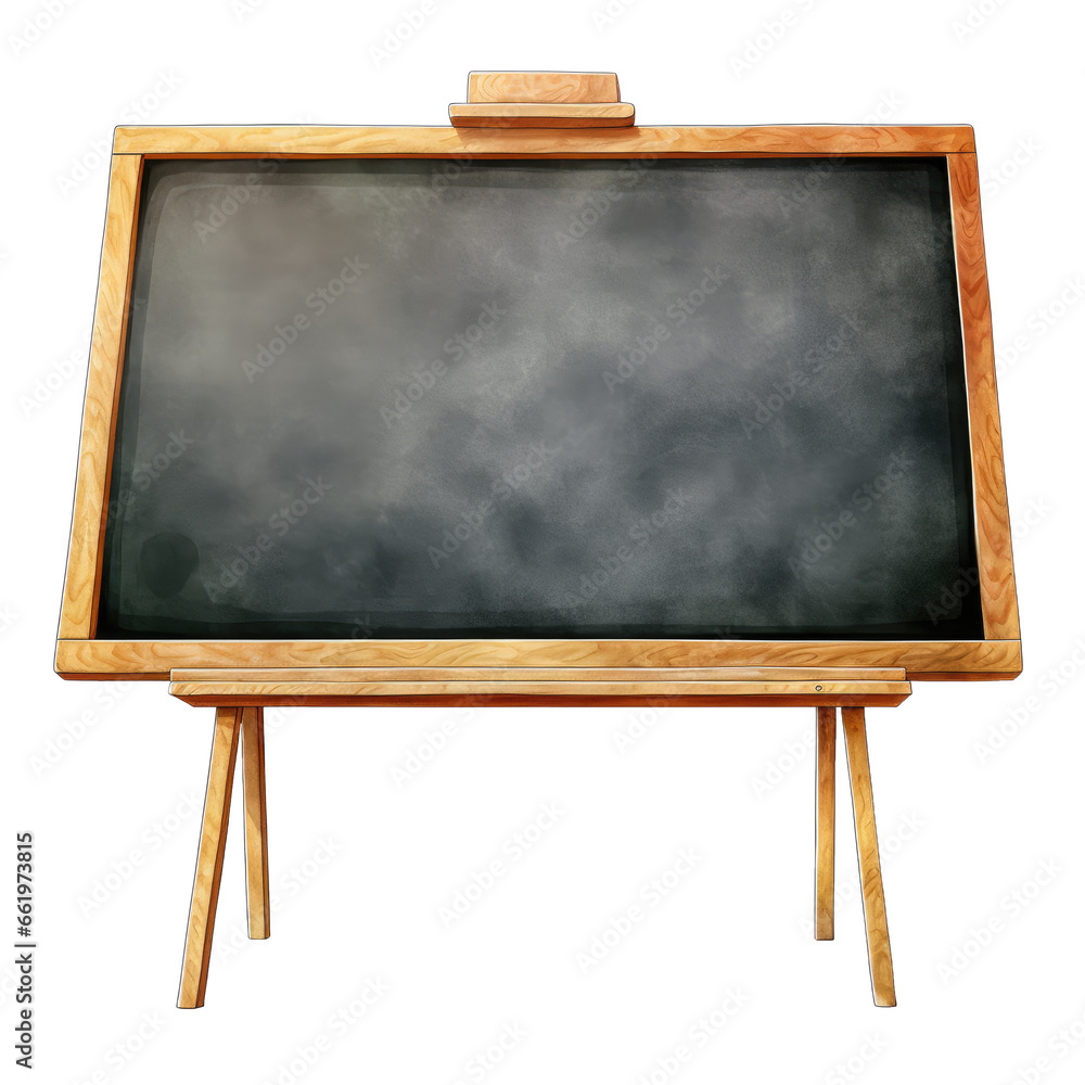 school element. watercolor blackboard illustration. school element. watercolor blackboard illustration.