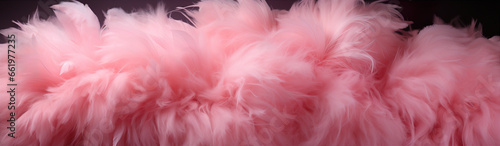 Soft Fluffy Pink Feathers. Illustration On The Theme Of Fashion And Decoration  Design And Color.  Generative AI    