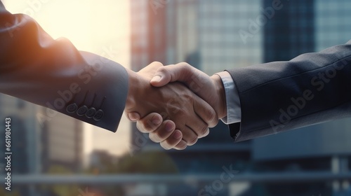 business people shaking hands, Success Concept
