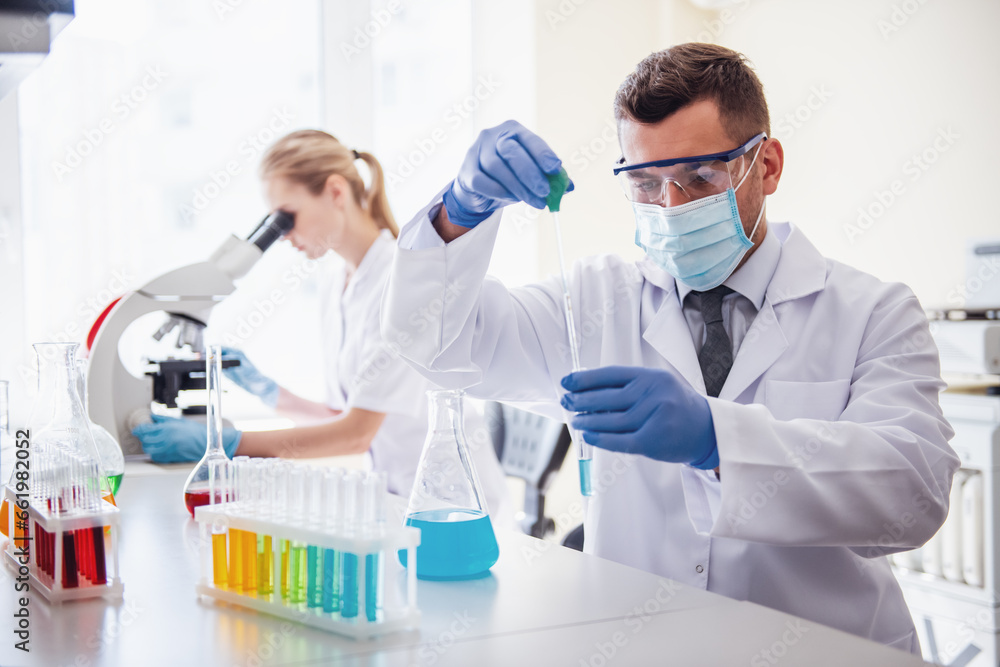 At the laboratory At the laboratory