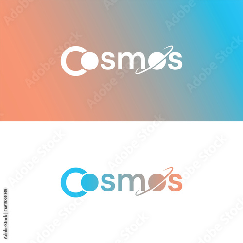 Cosmos logo with planets for use