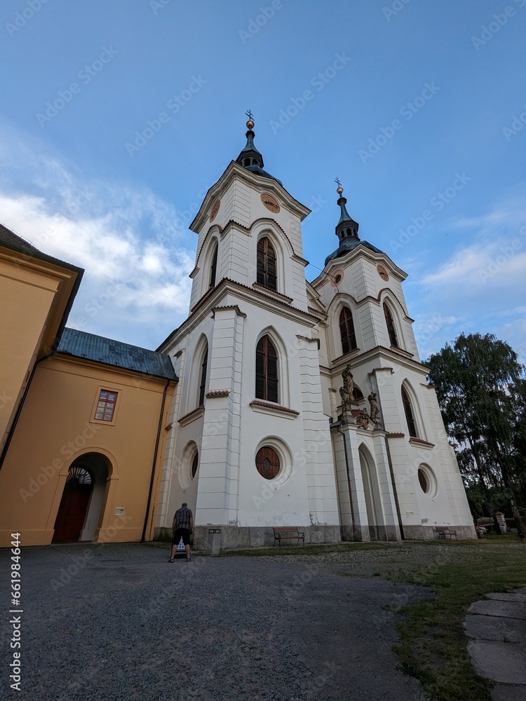 Zeliv monastery, historical important abbey place from Czech republic,Europe