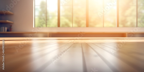 Empty room with large windows overlooking the garden