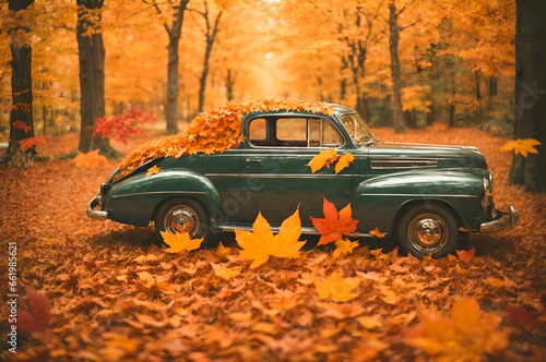 Enchanting Autumn Foliage: A Diverse World of Creativity in Leafy Styles © A Kumar