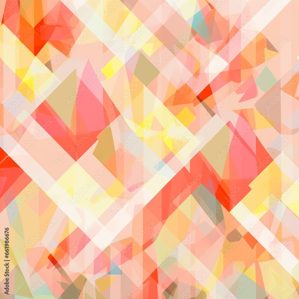 vibrant layers of shapes and colors blending harmoniously, Generative AI vibrant layers of shapes and colors blending harmoniously, Generative AI