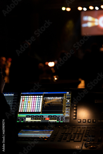 event console at the concert © Bartomiej