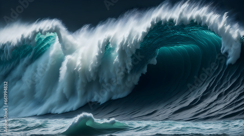 Fototapeta Naklejka Na Ścianę i Meble -  water wave _01