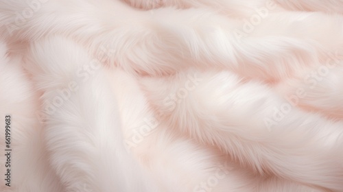 A close-up of angora fabric showcasing its softness. photo