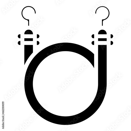 Bungee Cord Icon Style