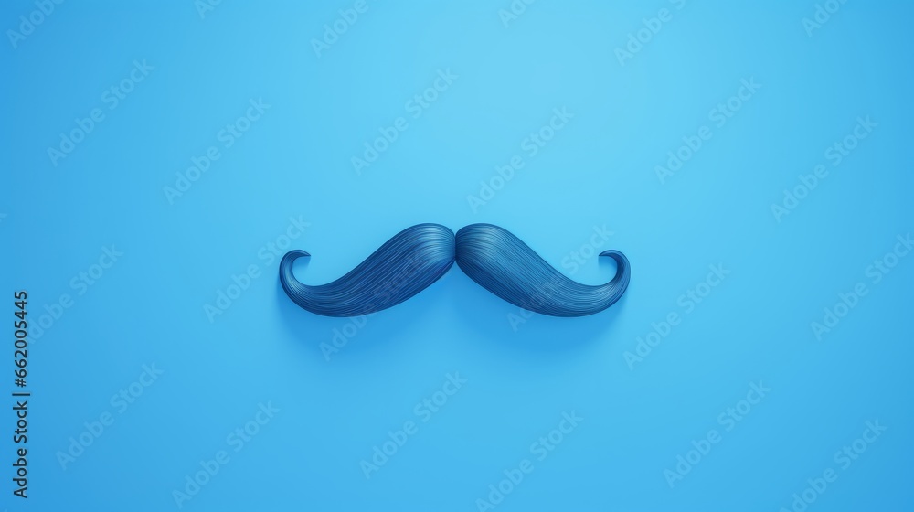 Photo of stylishly groomed moustache