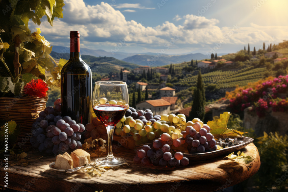 wine, vineyards, France, grapes, fields, grape field, wine, landscape, desktop wallpaper, wealth, travel