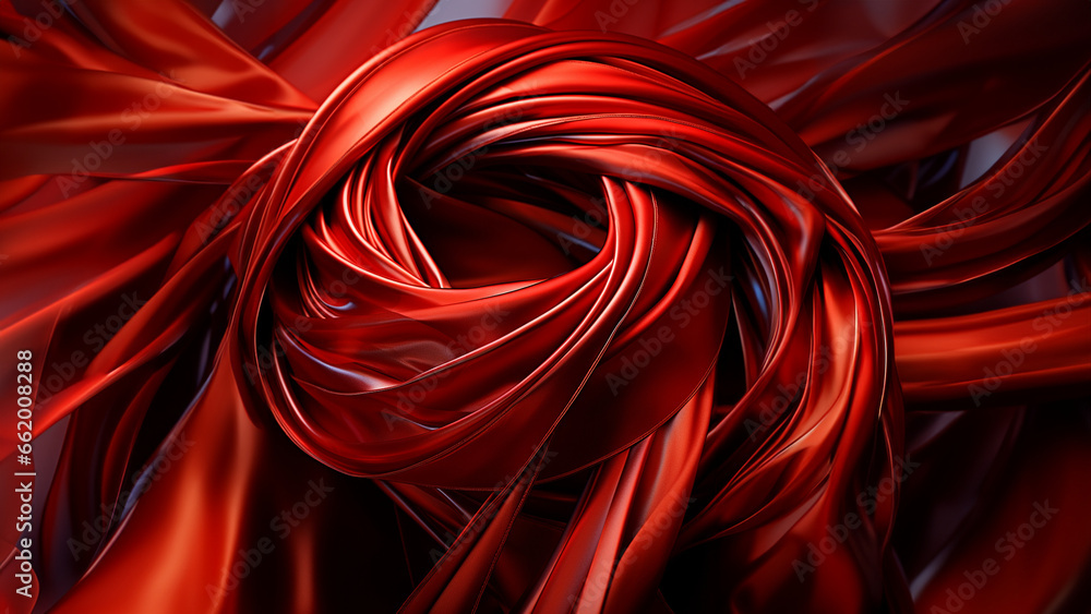 Schöner abstrakter futuristischer Hintergrund in welligen leuchtenden Neon rot Farben für Webdesign und Drucksachen als Vorlage Querformat, ai generativ Schöner abstrakter futuristischer Hintergrund in welligen leuchtenden Neon rot Farben für Webdesign und Drucksachen als Vorlage Querformat, ai generativ