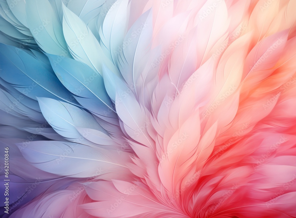 pastel floral background with feathers pastel floral background with feathers