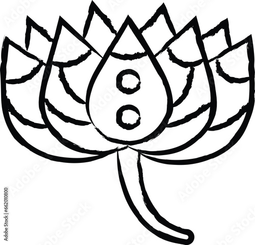 Flowers hand drawn vector illustration