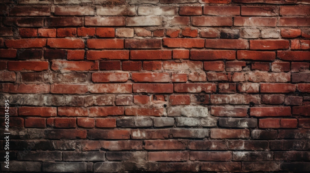 Obraz premium red brick wall background