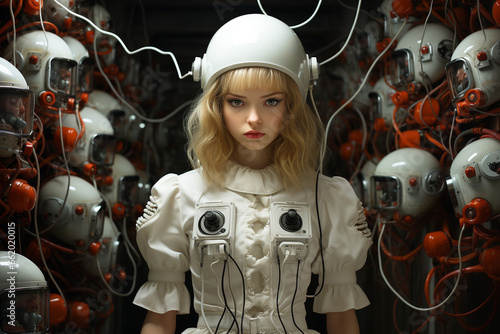 Illustration of a mind of a person with Obsessive Compulsive Disorder (OCD)