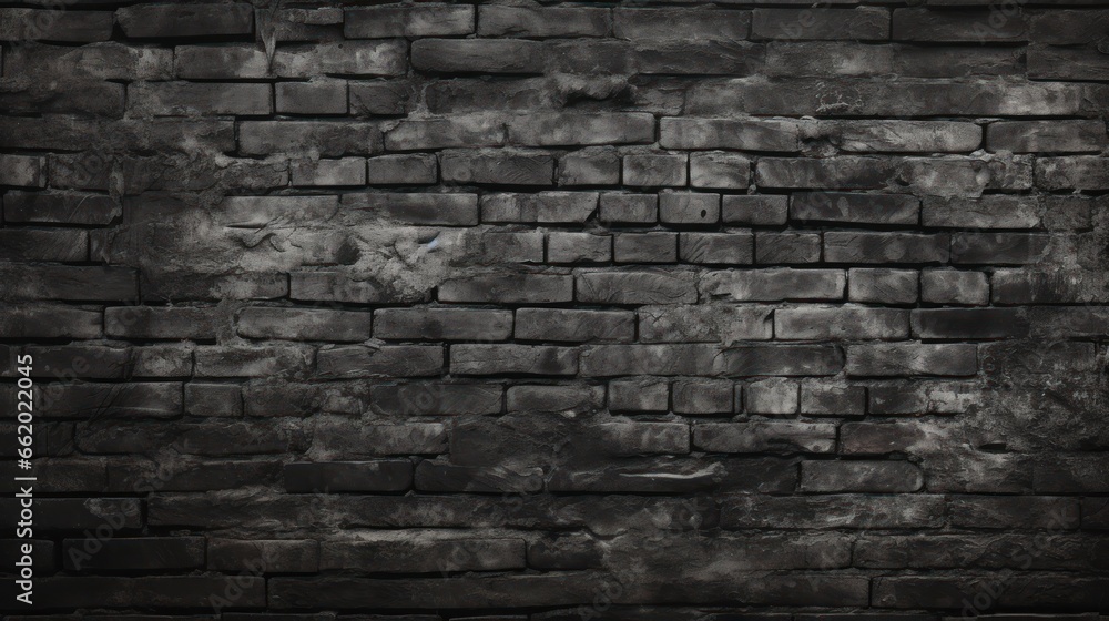 black grunge brick wall background