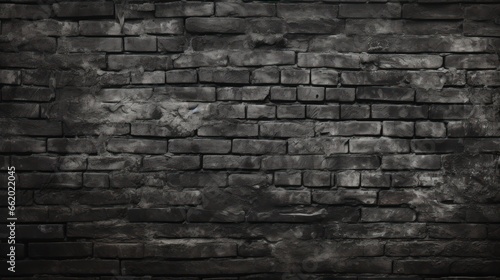 black grunge brick wall background