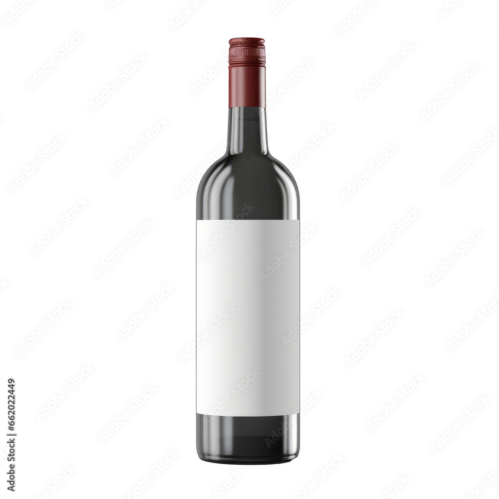 red wine bottle with white label isolated on transparent red wine bottle with white label isolated on transparent background. red wine bottle with white label isolated on transparent red wine bottle with white label isolated on transparent background.