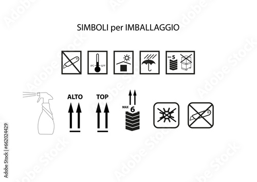 SIMBOLI IMBALLAGGIO