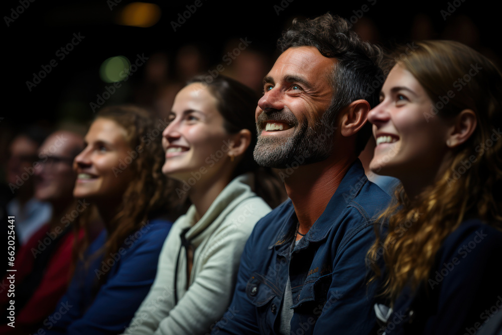 A comedy writing workshop where aspiring writers learn the art of crafting humor. Concept of humor as a skill. Generative Ai. A comedy writing workshop where aspiring writers learn the art of crafting humor. Concept of humor as a skill. Generative Ai.