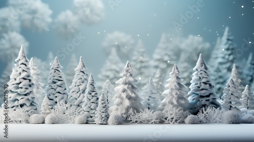 winter landscape with trees © Digital Dream Vault