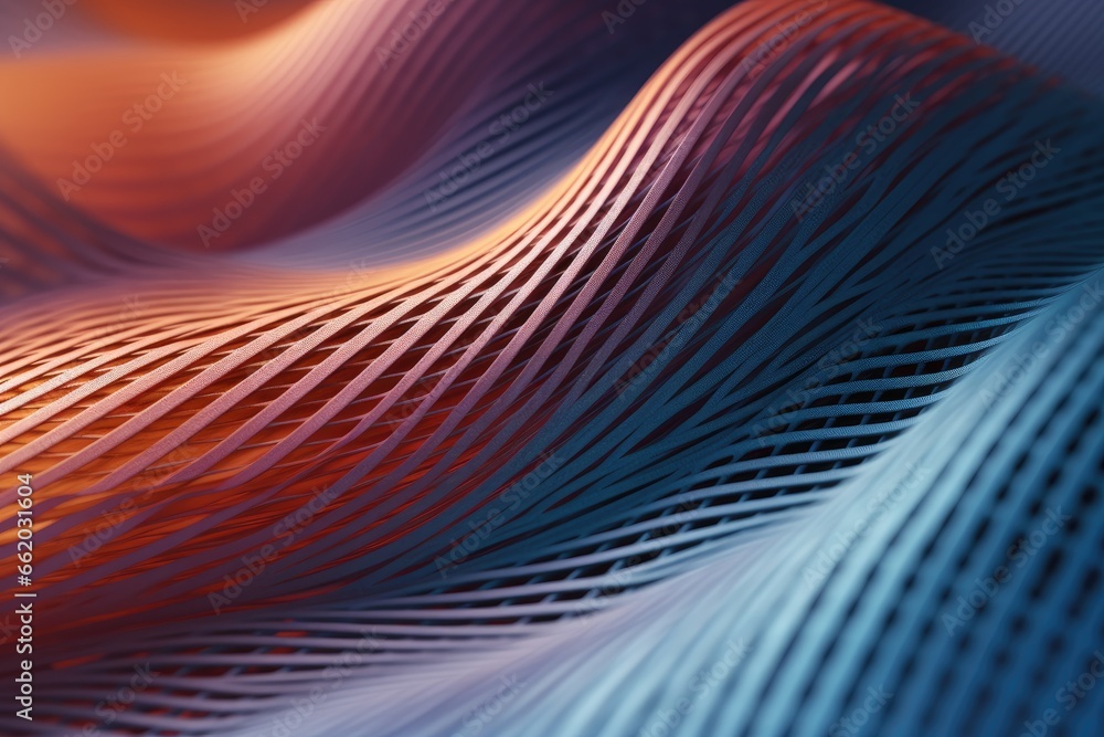 Symbolic woven patterns on an abstract surface Symbolic woven patterns on an abstract surface