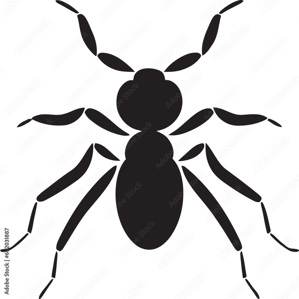 Black Vector Ant Logo Artistry in Simplicity Iconic Ant Silhouette Black Vector Logo Excellence Black Vector Ant Logo Artistry in Simplicity Iconic Ant Silhouette Black Vector Logo Excellence