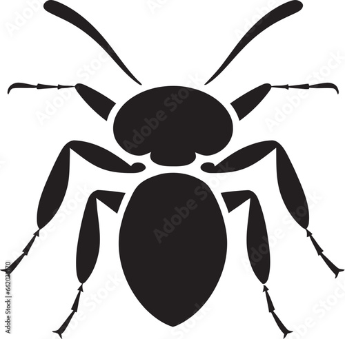 A Class Apart Black Ant Vector Logo Design Sleek and Stylish Black Ant Icon in Vector © BABBAN