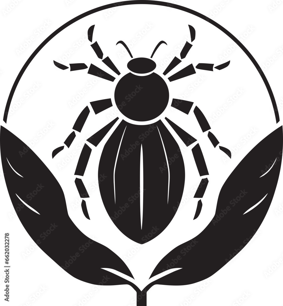 Bold Black Aphid Icon Vector Logo Brilliance Aphid Beauty in Black Vector Symbol of Grace Bold Black Aphid Icon Vector Logo Brilliance Aphid Beauty in Black Vector Symbol of Grace