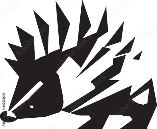 Majestic in Darkness Black Armadillo Symbol Armadillo in Shadows Elegance in Black