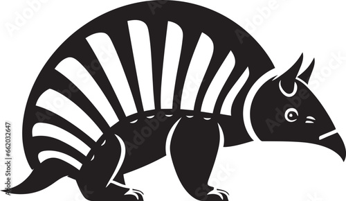 Sculpted Beauty Black Armadillo Symbol Black Armadillo Artistry A Modern Mystery