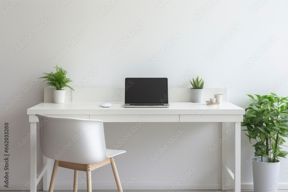 Fototapeta premium Clean and Green Desks
