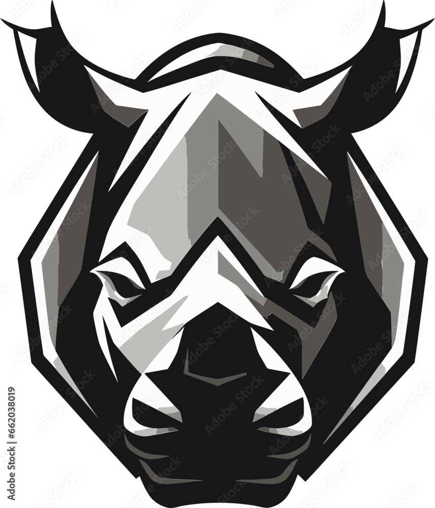 Elegant Power Rhinoceros Symbol in Monochrome Majesty Nocturnal Nature Black Emblem in Noirs Wildlife Elegance Elegant Power Rhinoceros Symbol in Monochrome Majesty Nocturnal Nature Black Emblem in Noirs Wildlife Elegance